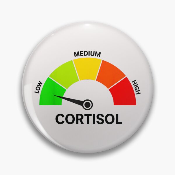 Item preview, Low Medium High Cortisol Stress Hormone Wellness Awareness designed and sold by SanTiOmal.