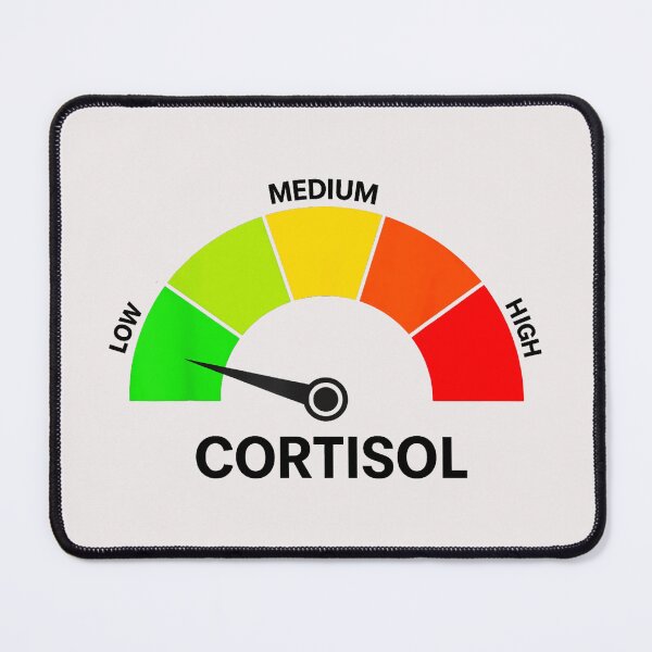 Item preview, Low Medium High Cortisol Stress Hormone Wellness Awareness designed and sold by SanTiOmal.