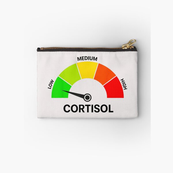 Item preview, Low Medium High Cortisol Stress Hormone Wellness Awareness designed and sold by SanTiOmal.