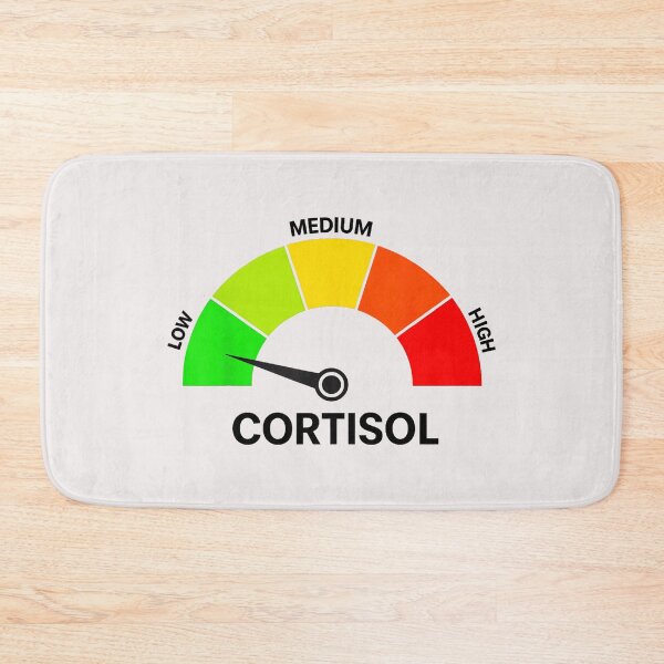 Item preview, Low Medium High Cortisol Stress Hormone Wellness Awareness designed and sold by SanTiOmal.
