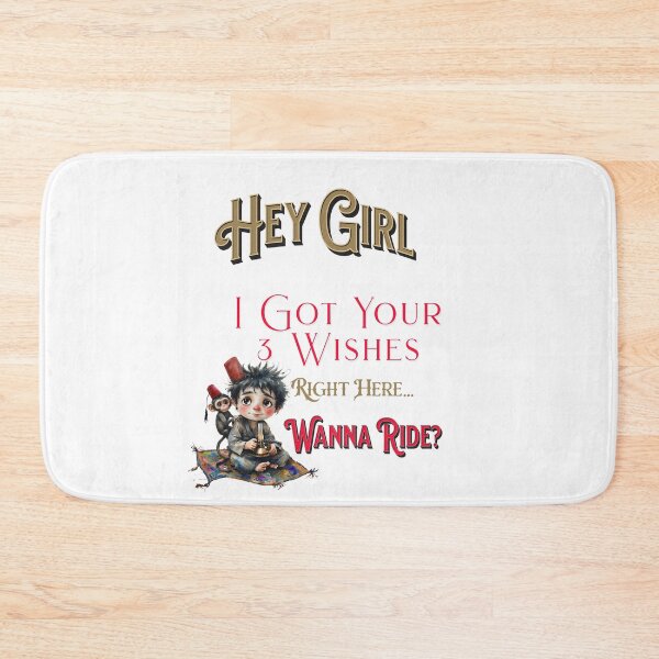 Item preview, Sarcastic Chibi Aladdin Magic Carpet Graphic - Wanna Ride Funny Pick Up Line designed and sold by ArtisticDesignsbyLinda.