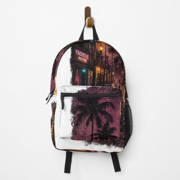 Item preview, Moonlit Tropical Neon Boulevard designed and sold by Sal Brasil Cultura ® .