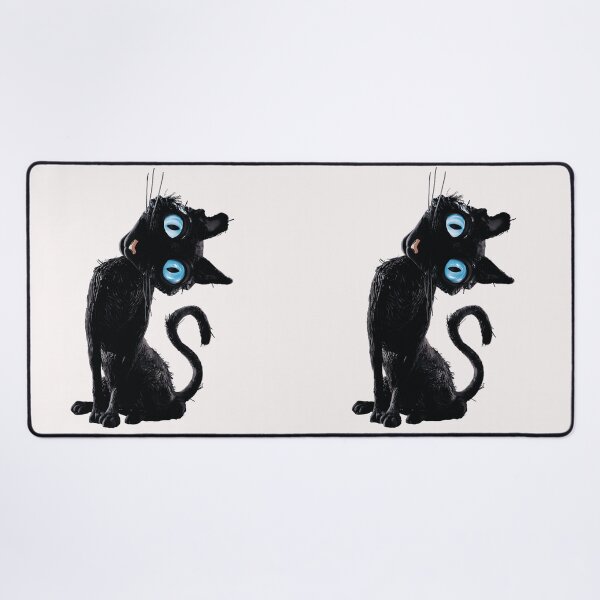 Item preview, Curious Black Cat Feline Lover Gift designed and sold by SanTiOmal.