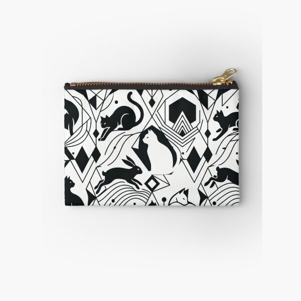 Item preview, Hidden Cat and Rabbit Seamless Pattern | Optical Illusion Animal Design designed and sold by Rovano.