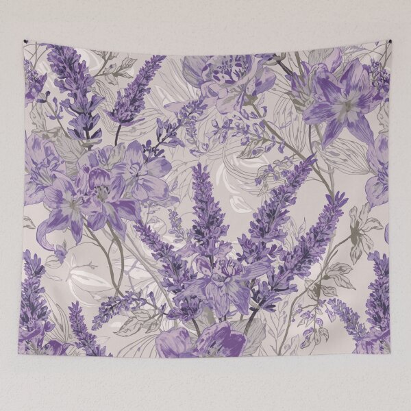 Item preview, Vintage Lavender Botanical Pattern | Rustic Floral Elegance designed and sold by lavanya11.