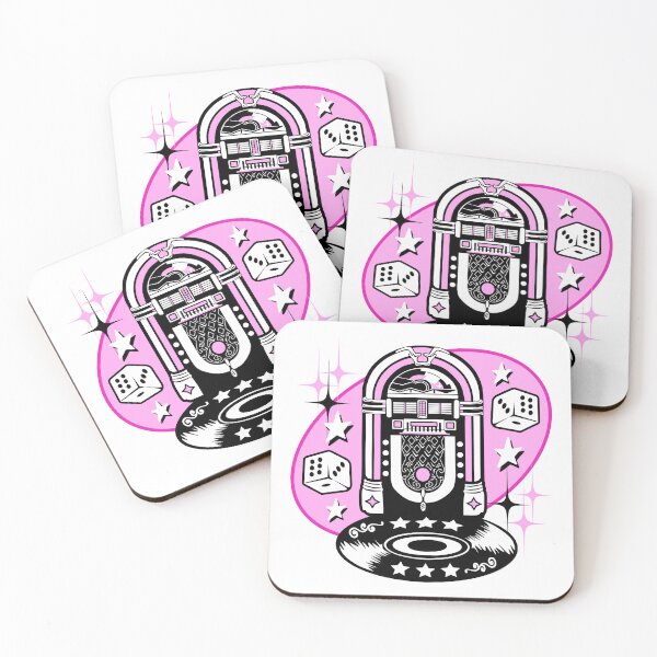 Item preview, Rockabilly Pink Jukebox Retro 50s Sock Hop Party Rock N Roll  designed and sold by MemphisCenter.