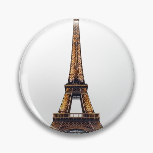 Item preview, Eiffel Tower at Night – Golden Illuminated Paris Landmark Graphic designed and sold by Northern Glow Art.