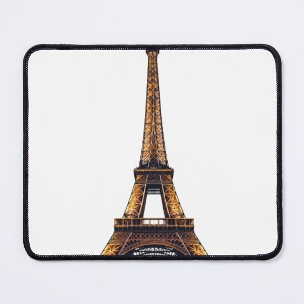 Item preview, Eiffel Tower at Night – Golden Illuminated Paris Landmark Graphic designed and sold by Northern Glow Art.