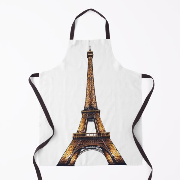 Item preview, Eiffel Tower at Night – Golden Illuminated Paris Landmark Graphic designed and sold by Northern Glow Art.