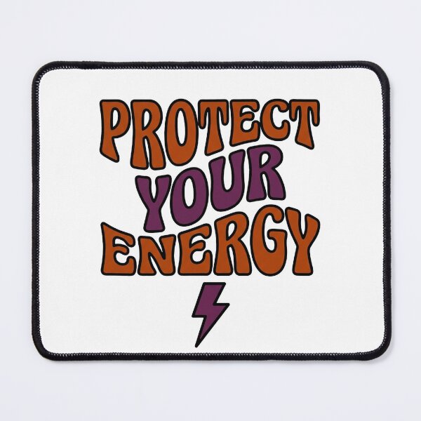 Item preview, Protect Your Energy — Retro Groovy Wellness designed and sold by PlushFutura.