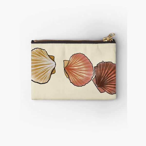 Item preview, Coastal Scallop Shell Trio | Watercolour Seashell Illustration designed and sold by Bound for Wonder.