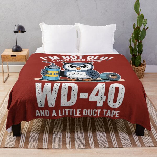Item preview, I'm Not Old I Just Need Some WD-40 with Funny Owl Design designed and sold by HellooGawen.
