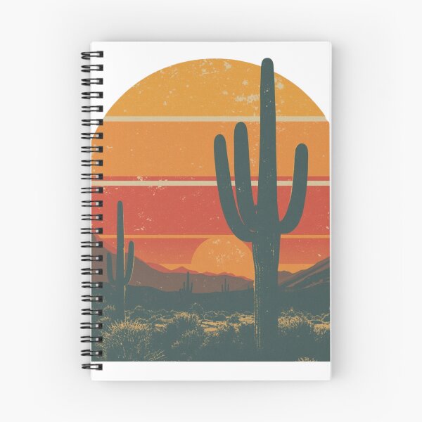 Item preview, Retro Desert Sunset Cactus Landscape Vintage Southwest T-Shirt designed and sold by redblink store.