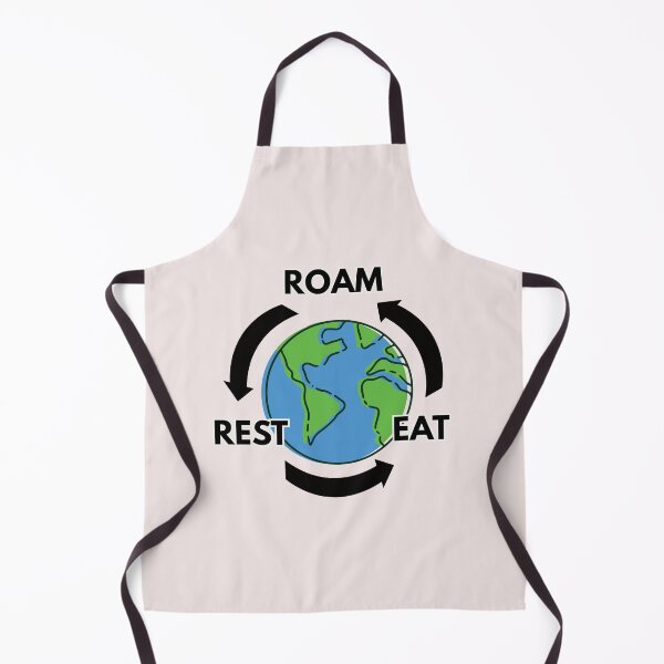 Item preview, Roam Rest Eat – Travel Lover Adventure Design designed and sold by QuietlyBecoming.