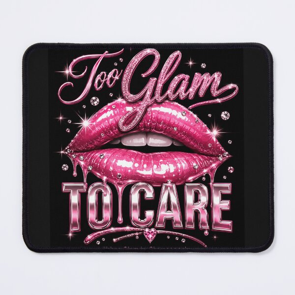Item preview, Too Glam To Care (Dark Shirt) designed and sold by ChampagnFashion.