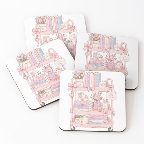 Item preview, Mini Library on Wheels | Coquette Reader designed and sold by DelicateBalance.