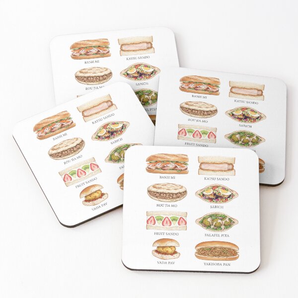 Item preview, Sándwiches asiáticos y de Oriente Medio designed and sold by ArunDandiboina.