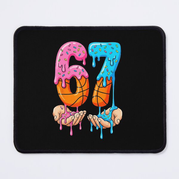 Item preview, 67 Basketball Birthday Number Ice Cream Drip Sports designed and sold by allistermariam.