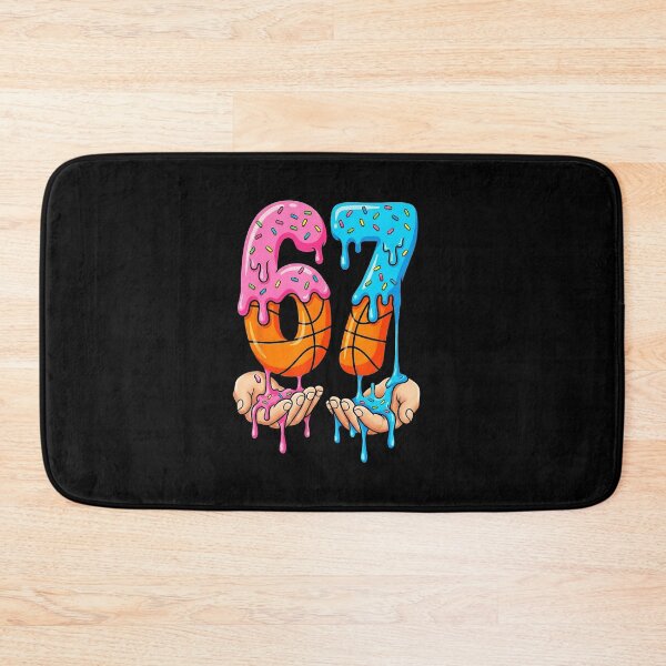Item preview, 67 Basketball Birthday Number Ice Cream Drip Sports designed and sold by allistermariam.
