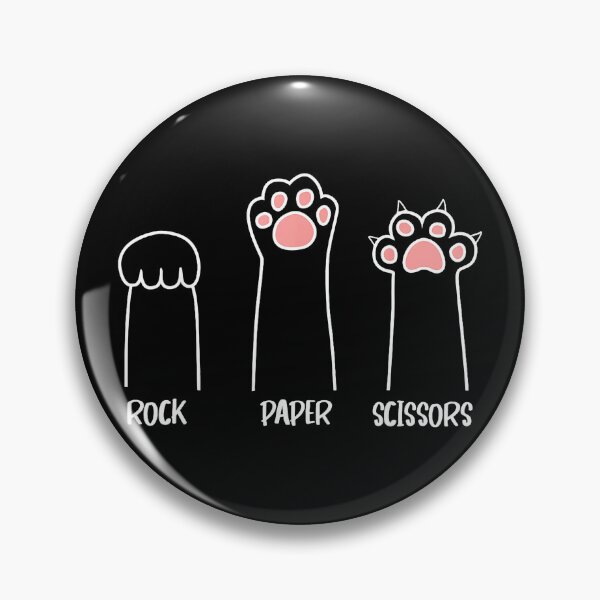 Item preview, Rock Paper Scissors Cat Paw Game For Cat Lovers designed and sold by SeraXYZ.
