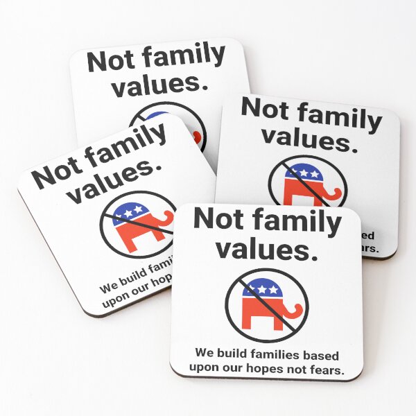 Item preview, Not family values.  designed and sold by Rachel the Artist .