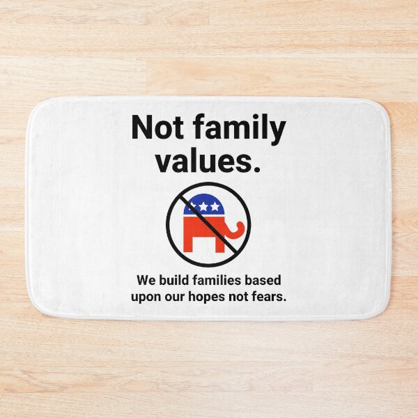 Item preview, Not family values.  designed and sold by Rachel the Artist .