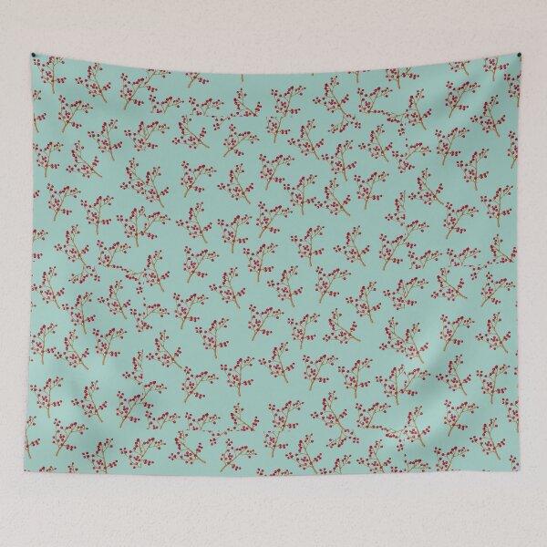 Item preview, Elegant Red Berry Botanical Pattern | color 6 designed and sold by Asmaa Abdul-Azim.