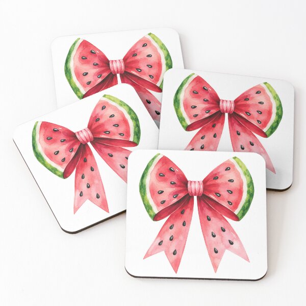 Item preview, Watermelon Coquette Bow designed and sold by SweetTeezPrints.
