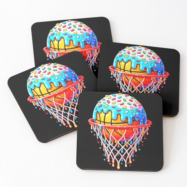Item preview, Ice Cream Basketball Hoop Colorful Drip Sports designed and sold by allistermariam.