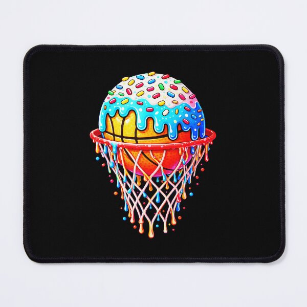 Item preview, Ice Cream Basketball Hoop Colorful Drip Sports designed and sold by allistermariam.