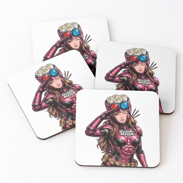 Item preview, SUSHI MASK WOMAN NEO: Nice to Meet You! designed and sold by Surreal Characters & Cute Pups.