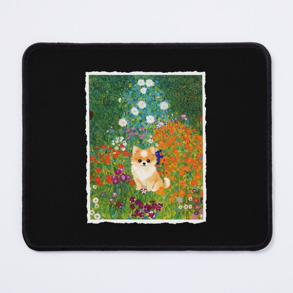 Item preview, Fluffy Pomeranian in a Colorful Wildflower Garden designed and sold by JordynLadukeg65.