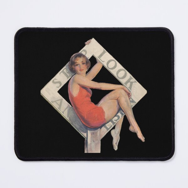 Item preview, Stop, Look, and Listen pinup designed and sold by Hedrin.