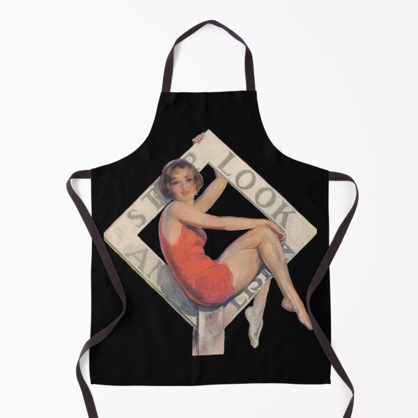 Item preview, Stop, Look, and Listen pinup designed and sold by Hedrin.