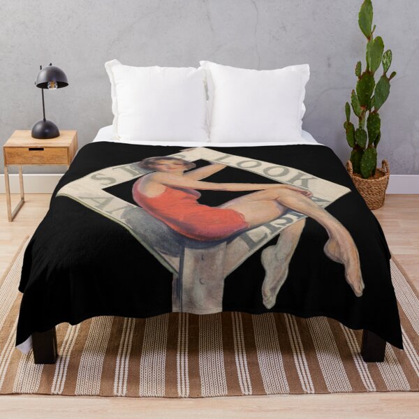 Item preview, Stop, Look, and Listen pinup designed and sold by Hedrin.