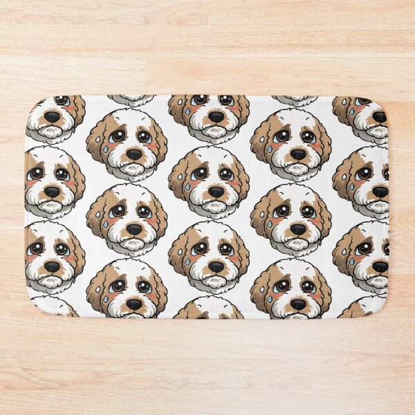 Item preview, Fluffy Goldendoodle Sad designed and sold by fathur-ratchman.