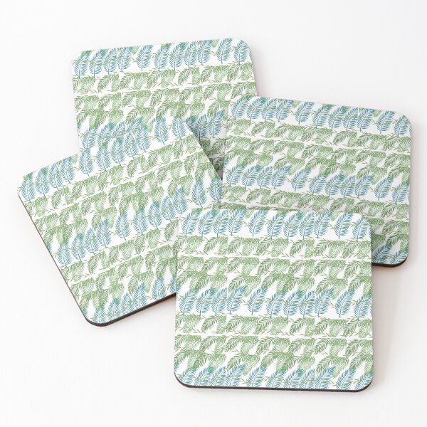 Item preview, Green tropical palm leaf pattern designed and sold by BoldcreationsM.