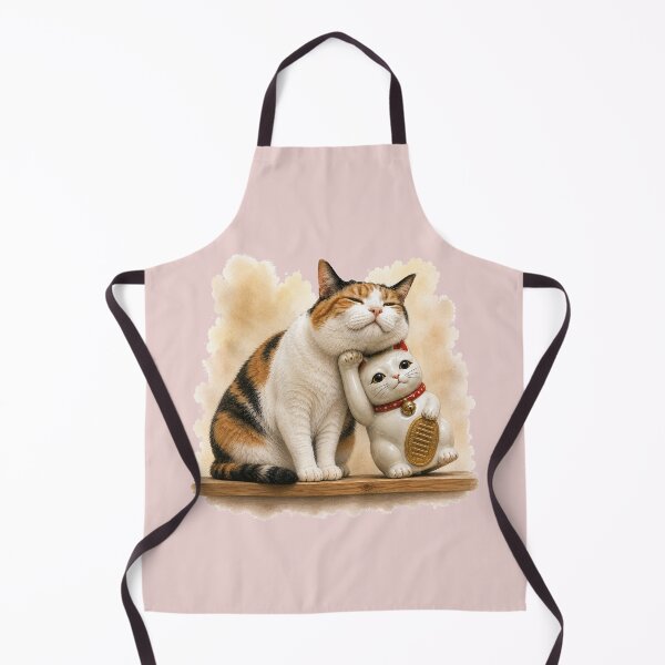 Item preview, Lucky Pillow — Calico Cat vs Maneki Neko designed and sold by Aguri-tei.