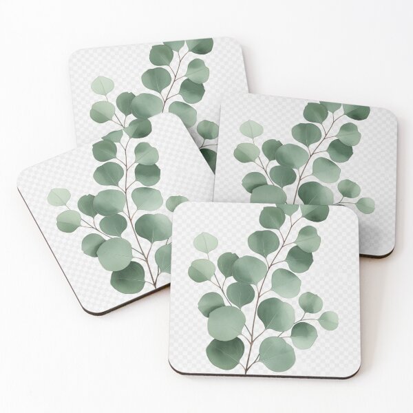 Item preview, Watercolor Eucalyptus Branch | Sage Green Botanical Illustration designed and sold by GalleryPeak.
