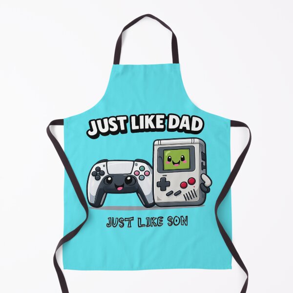 Item preview, Just like Dad, Just like Son gamer shirt with 80's theme designed and sold by KiitosLtd.