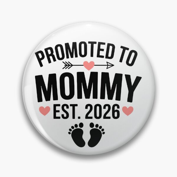 Item preview, Promoted To Mommy Est 2026 designed and sold by CharmiA Fox.