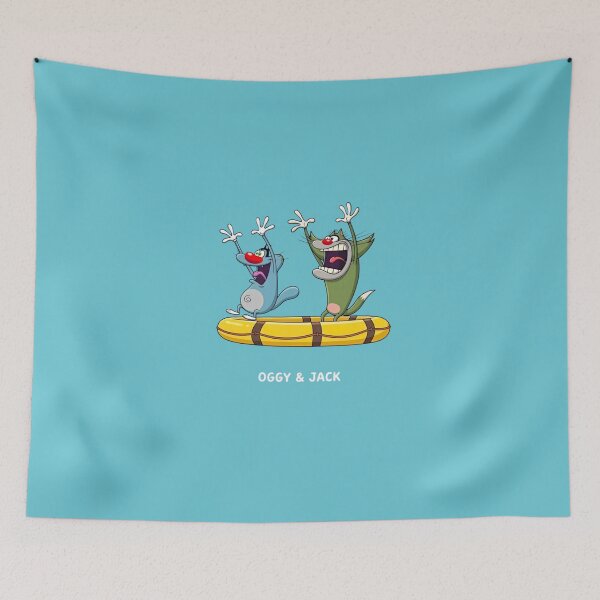 Item preview, Oggy and Jack Scared Cats Comedy designed and sold by Moonpaw-Whimsy.