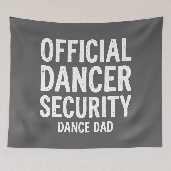 Item preview, Official Dancer Security Dance Dad (ON BACK) Pullover Hoodie designed and sold by KristineLi.