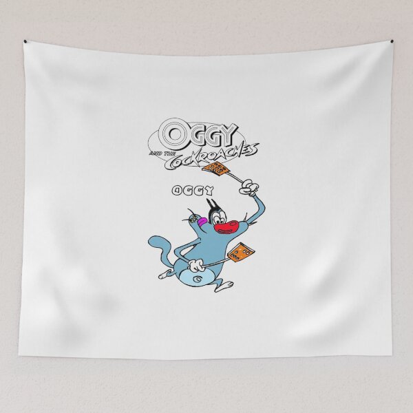 Item preview, Oggy Fly Swatter Rage Cartoon designed and sold by Moonpaw-Whimsy.