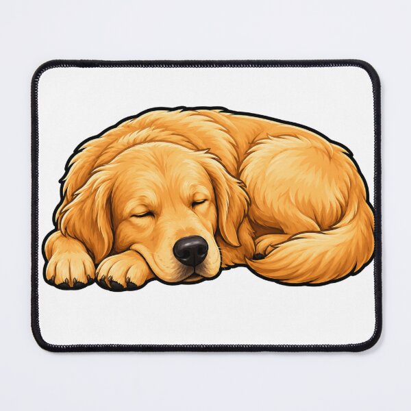 Item preview, Sleeping Golden Retriever designed and sold by RudraXiome.