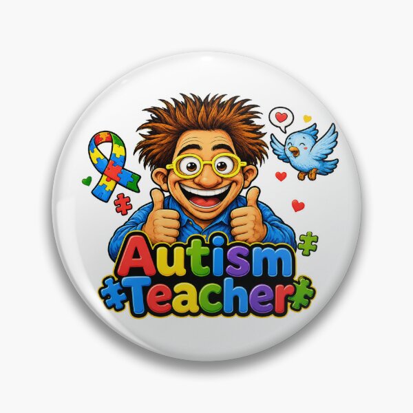 Item preview, Autism Teacher designed and sold by Mother Daughter Drawings .