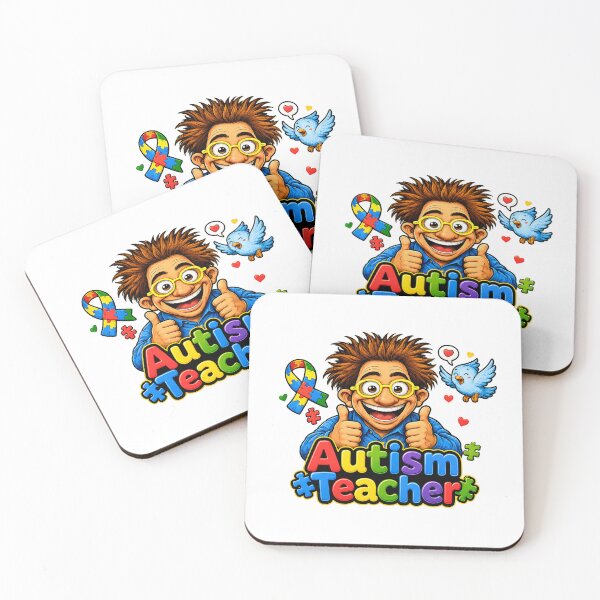 Item preview, Autism Teacher designed and sold by Mother Daughter Drawings .