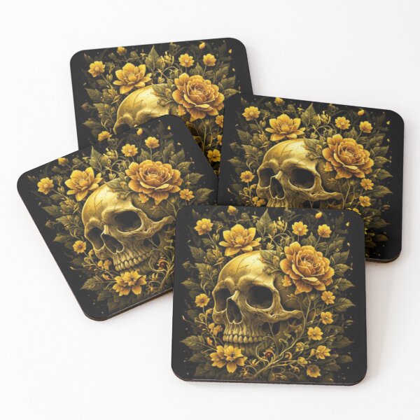 Item preview, Lunar Bloom Skull designed and sold by 1NEOBOY.