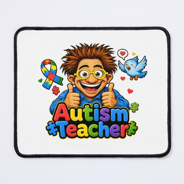 Item preview, Autism Teacher designed and sold by Mother Daughter Drawings .