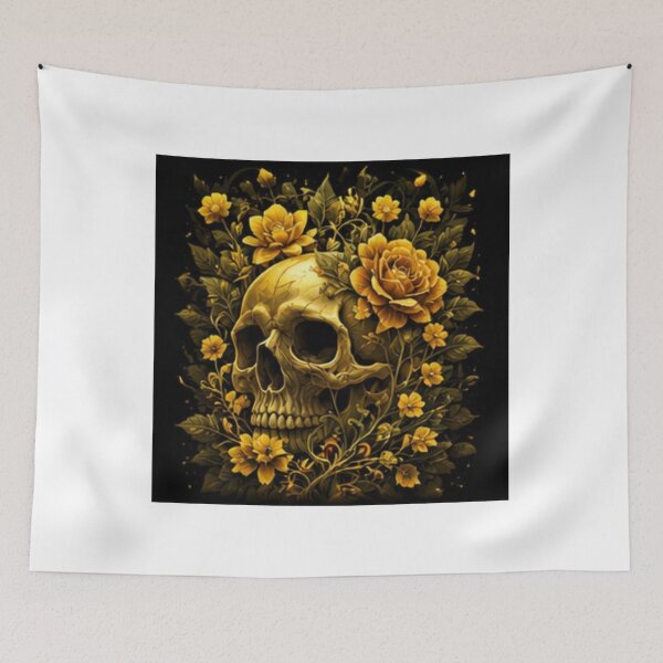 Item preview, Lunar Bloom Skull designed and sold by 1NEOBOY.